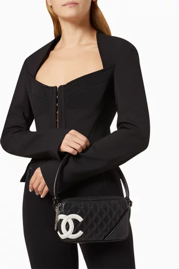 Rue Cambon Shoulder Bag in Quilted Lambskin Leather