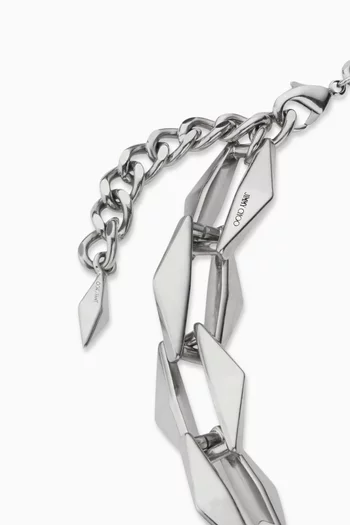 Diamond-cut Chain Necklace in Metal
