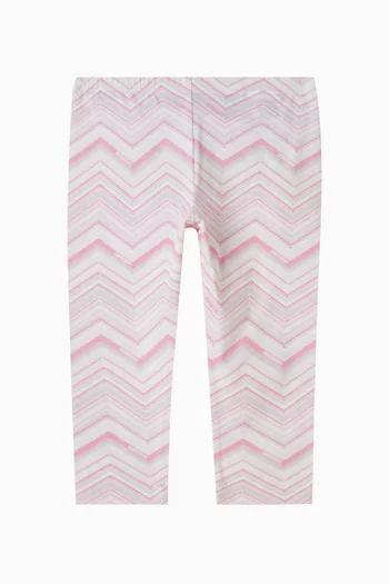 Zigzag Leggings in Jersey