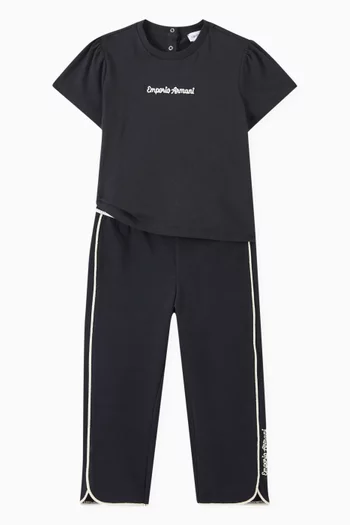 Logo Piped Sweatpants