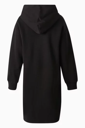 Monogram Hoodie Dress in Cotton-blend
