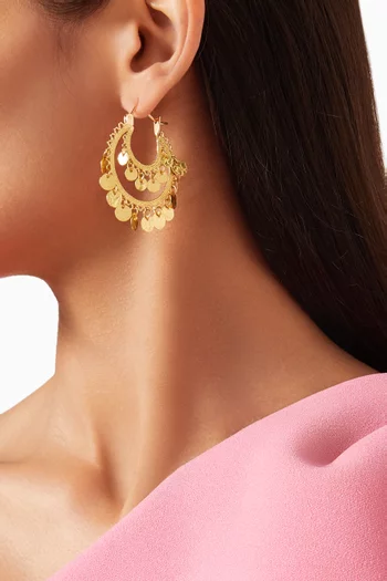 Small Falahi Earrings in 18kt Gold
