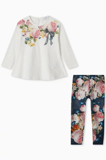 Floral Printed Co-ord Set in Cotton
