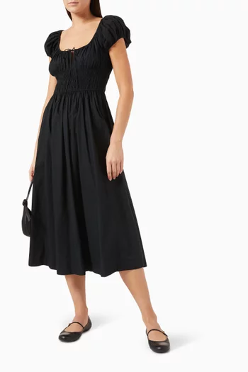 Quinn Midi Dress in Organic-cotton