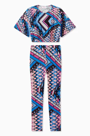 Vivara-print Leggings in Viscose