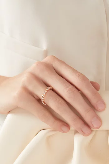 Small Gifu Diamond Ring in 18kt Rose Gold