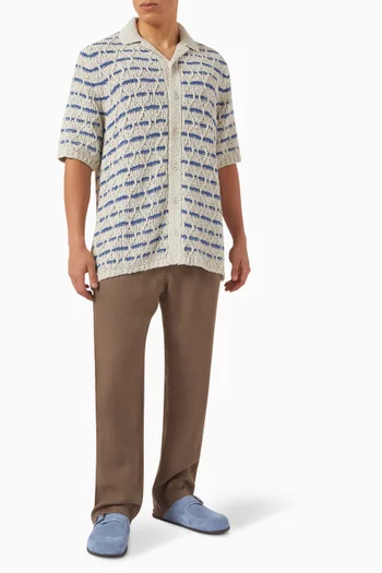 Saravi Shirt in Cotton-blend Knit