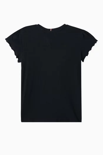 Cursive Logo T-shirt in Cotton