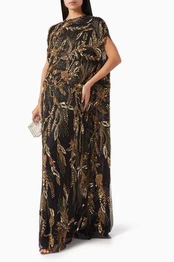 Habibi Sequin-embellished Maxi Dress