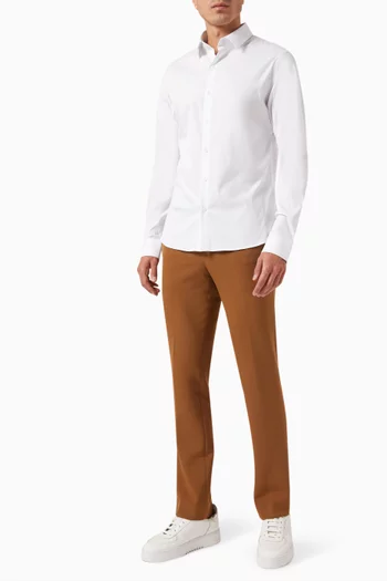 Button-up Shirt in Cotton-blend