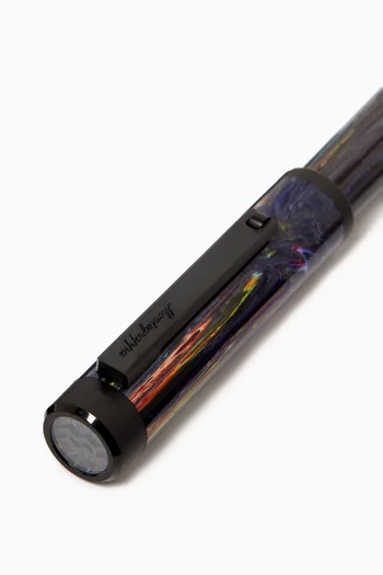 Zero Zodiac Aquarius Fountain Pen in Resin