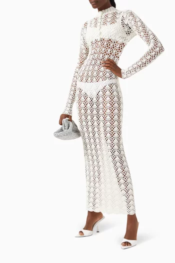 Maxi Dress in Crochet