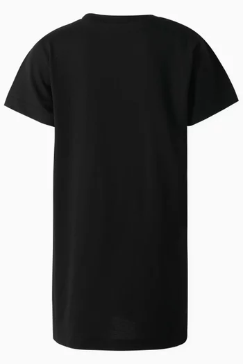 Logo Graphic T-shirt Dress in Jersey