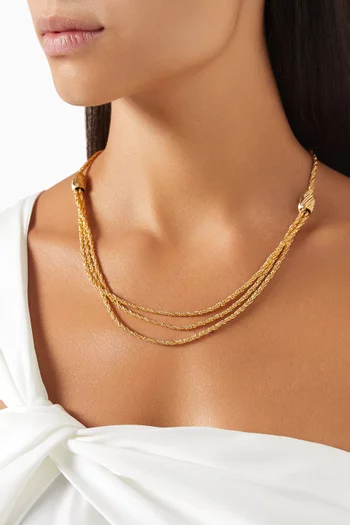 1980s Rediscovered Triple-chain Necklace