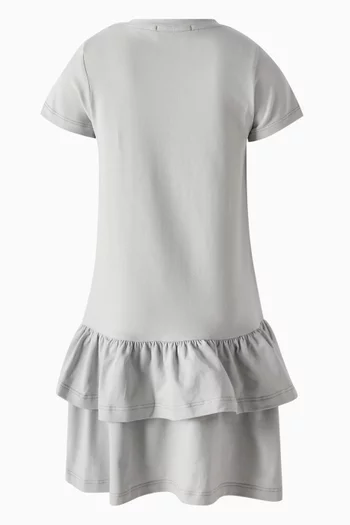 Crossbody Bag-print Dress in Cotton