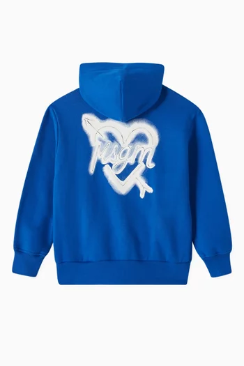 Logo-print Zipped Hoodie