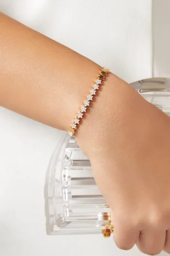 Milky Way Diamond Bracelet in 18kt Gold