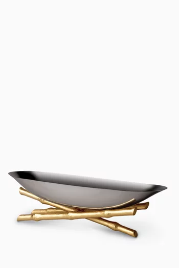 Large Bambou Serving Boat