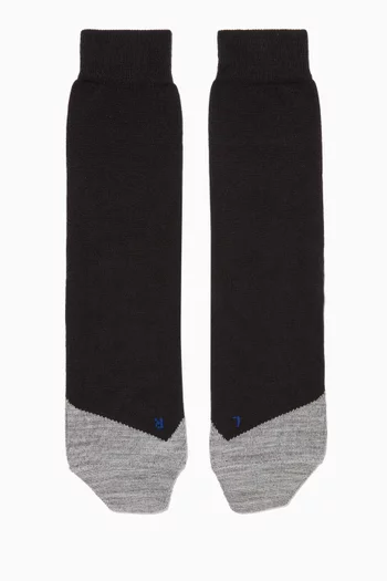 Black Active Sunny Days Kids Sneaker Socks