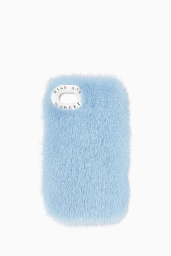Blue Baillie Mink-Fur iPhone®7  Cover