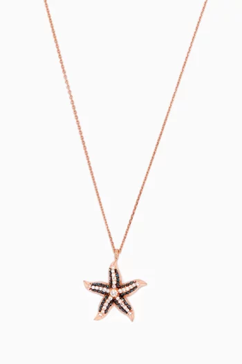 Rose-Gold & Diamond Starfish