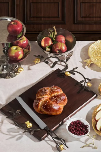 Pomegranate Two-Tier Etagere in Metal