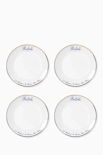 Ralph's Paris Canape Plates, Set of 4