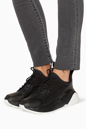 Black Eclypse Lace-Up Sneakers 