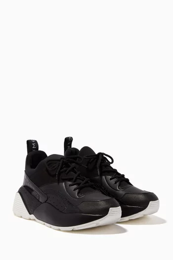 Black Eclypse Lace-Up Sneakers 