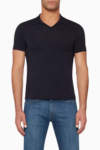 Bamboo Short-Sleeved Polo Shirt