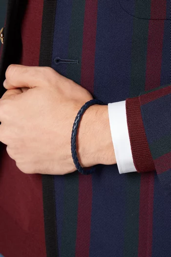 Matteo Woven Leather Bracelet