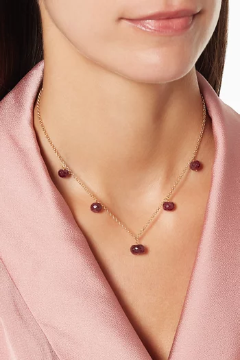 Gold & Ruby Necklace 