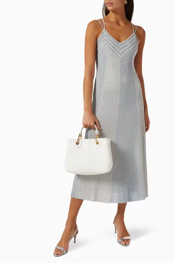 MY EA Small Tote Bag in Eco Leather