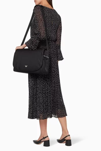 Logo Nylon Changing Bag