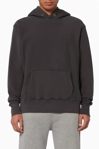 كنزة صوف بغطاء رأس بتصميم قصير