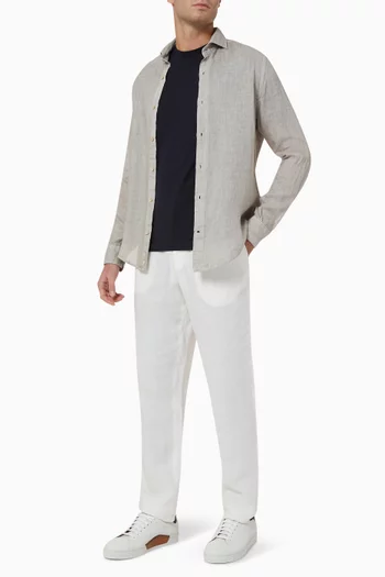 Solid Shirt in Linen    