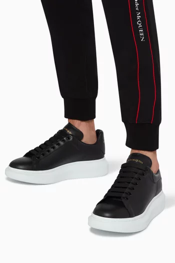 Oversized Sneakers in Leather