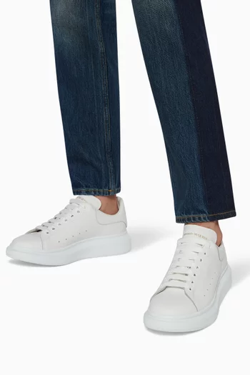 Oversized Leather Sneakers