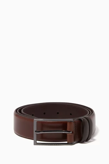 Carmello Two-Tone Leather Belt