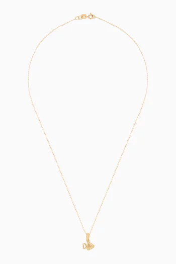 Fish Heart Pendant Necklace
