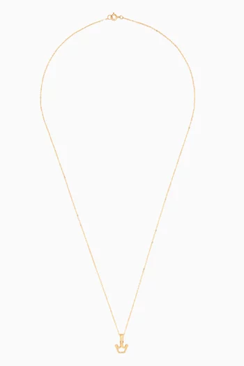 My Princess Gold Pendant Necklace