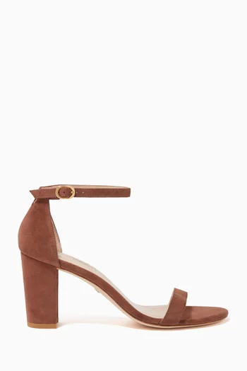 NearlyNude Suede Sandals   