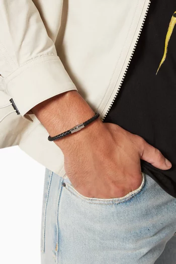 Sergio Woven Leather Bracelet