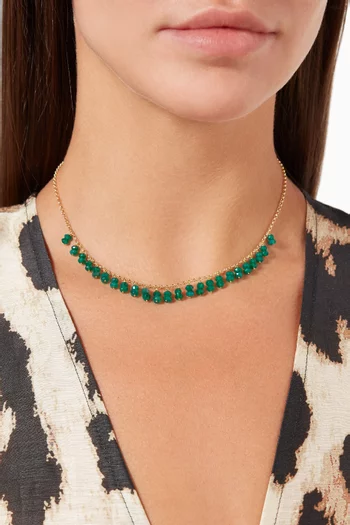 Green Onyx Beaded Necklace
