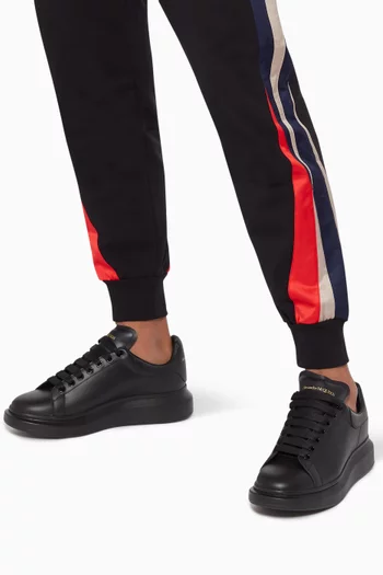 Oversized Sneakers in Leather