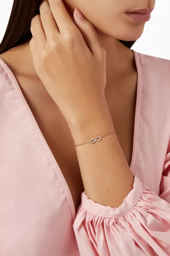 Infinity Bracelet in Sterling Silver   