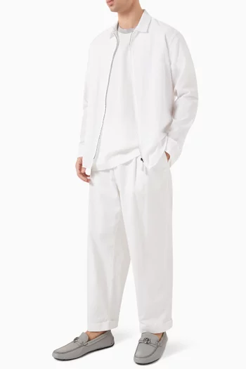 قميص بسحّاب قطن