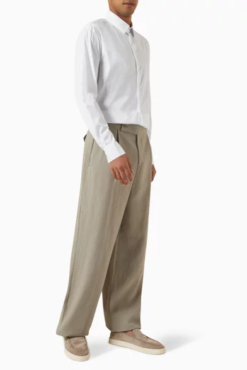 Button-up Shirt in Cotton
