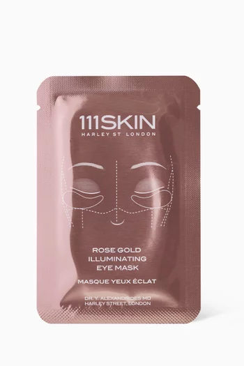 Rose Gold Illuminating Eye Mask, Pack of 8  