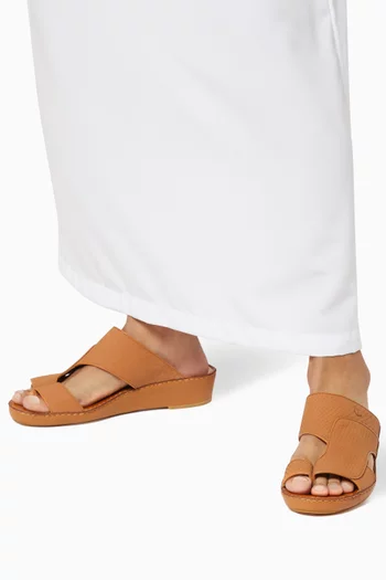 Najdy Fermer Sandals in Python Leather